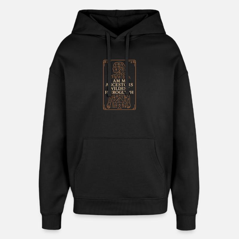 L’archéologie pharaonienne dans l’Égypte ancienne - Sweat à capuche unisexe Stanley/Stella Oversized - noir