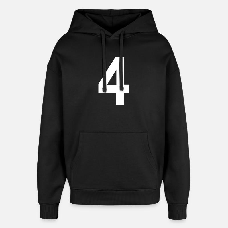 4 - Sweat à capuche unisexe Stanley/Stella Oversized - noir