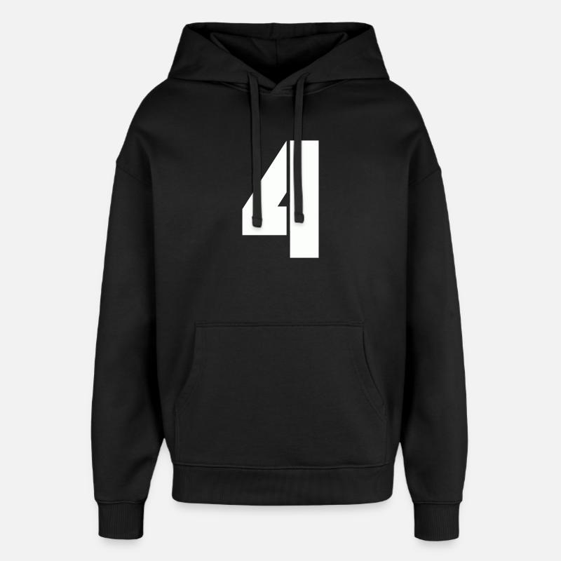 4 - Sweat à capuche unisexe Stanley/Stella Oversized - noir