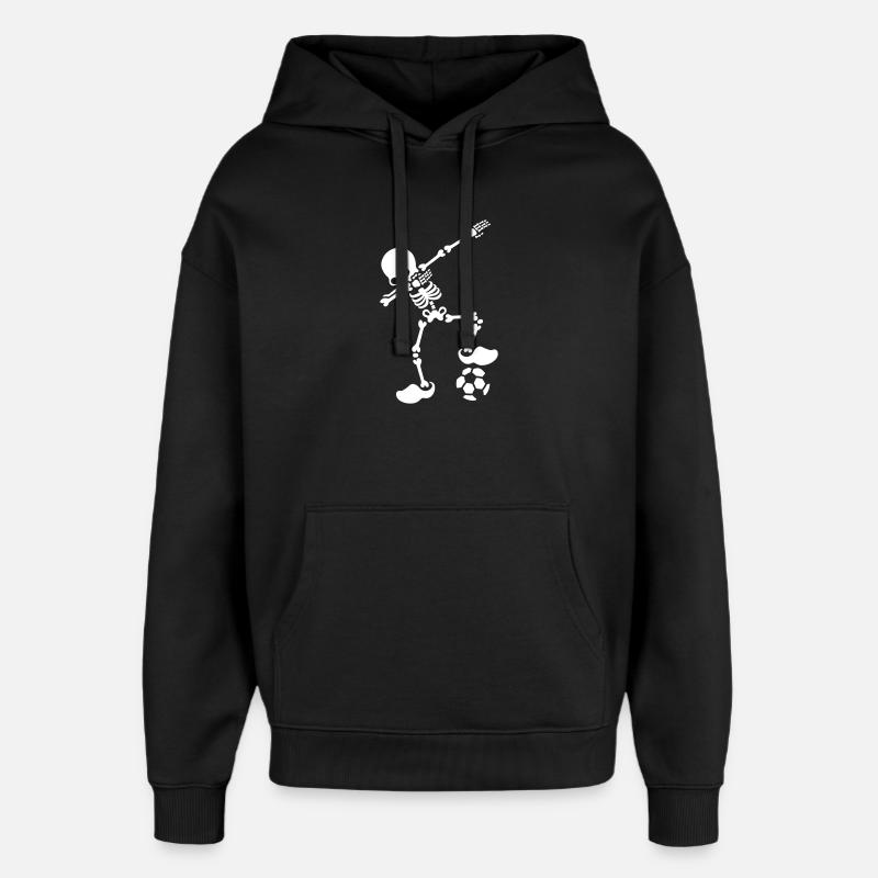  européenne orange - Sweat à capuche unisexe Stanley/Stella Oversized - noir