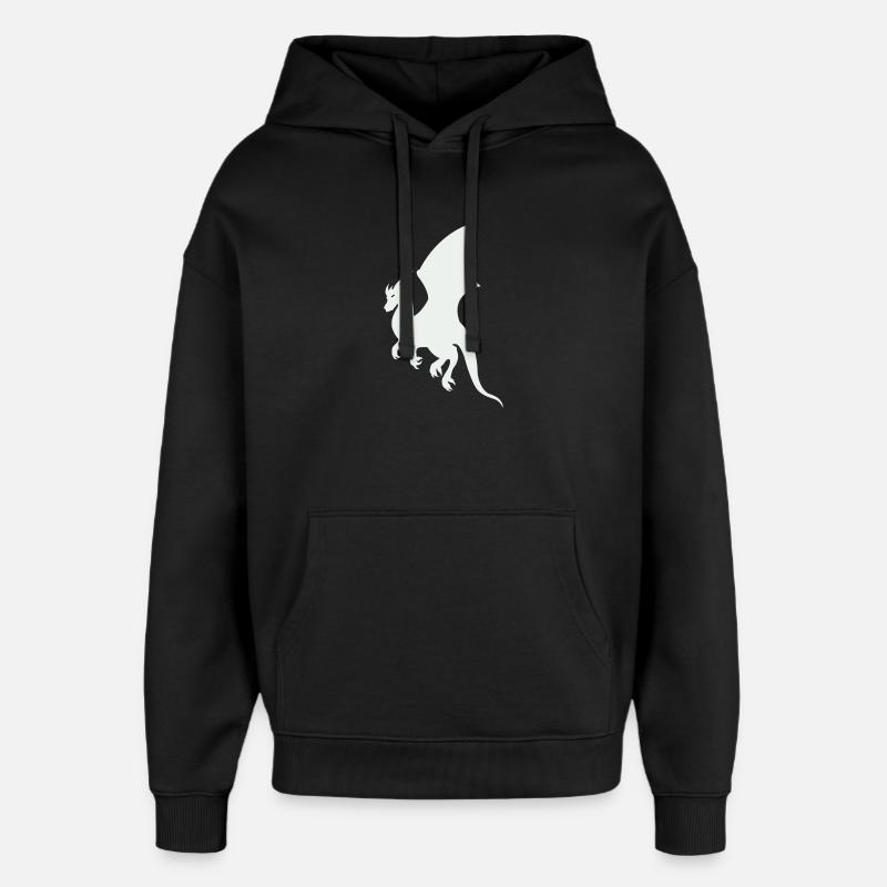 Dragon - Sweat à capuche unisexe Stanley/Stella Oversized - noir