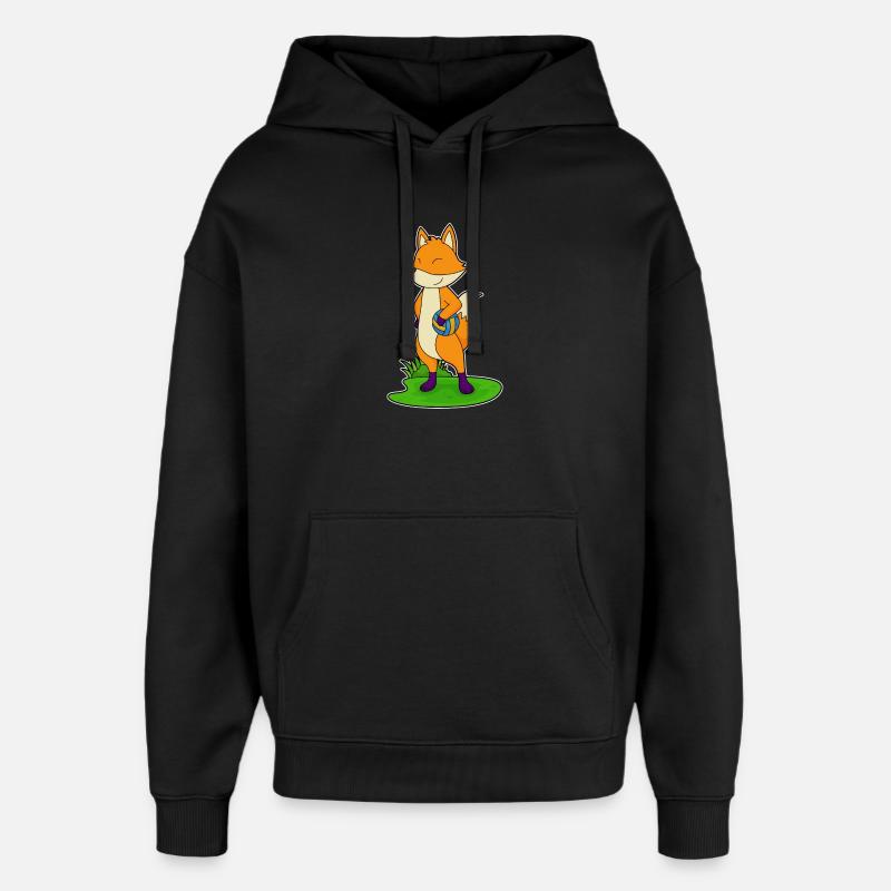 Fuchs Volleyball Sport - Sweat à capuche unisexe Stanley/Stella Oversized - noir