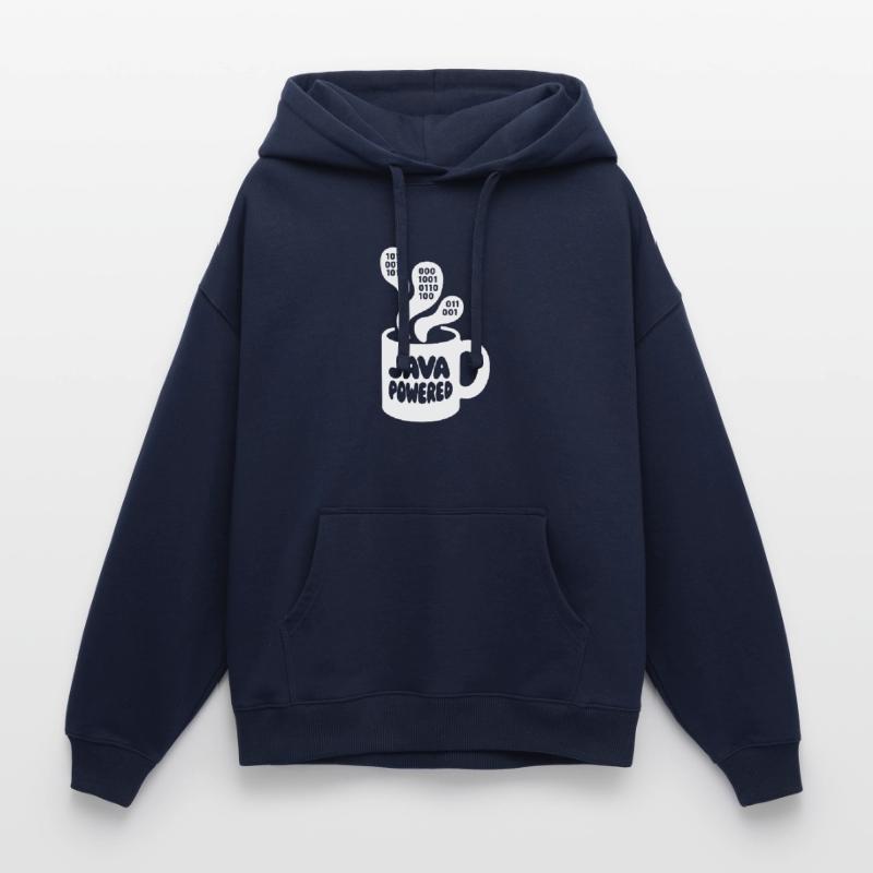 Java Powered Mug: Binary Steam Oversized Unisex Hoodie von Stanley/Stella