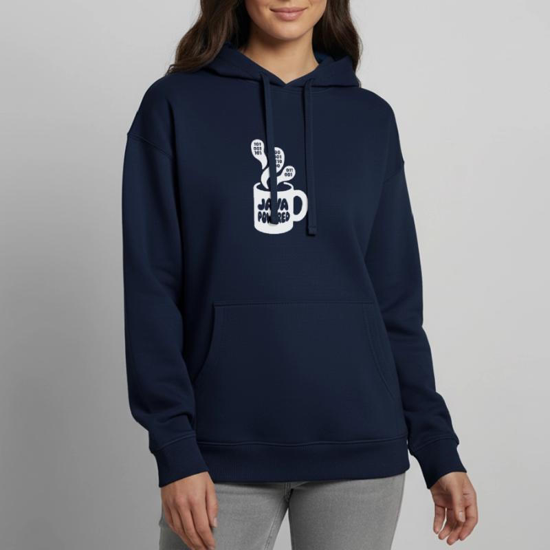 Java Powered Mug: Binary Steam Oversized Unisex Hoodie von Stanley/Stella