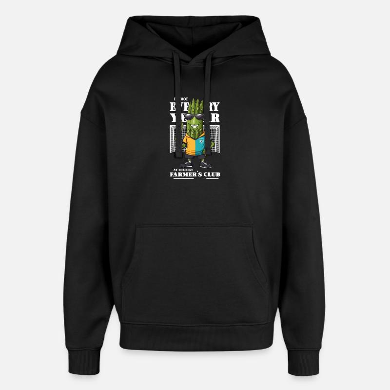 Association des asperges - Sweat à capuche unisexe Stanley/Stella Oversized - noir