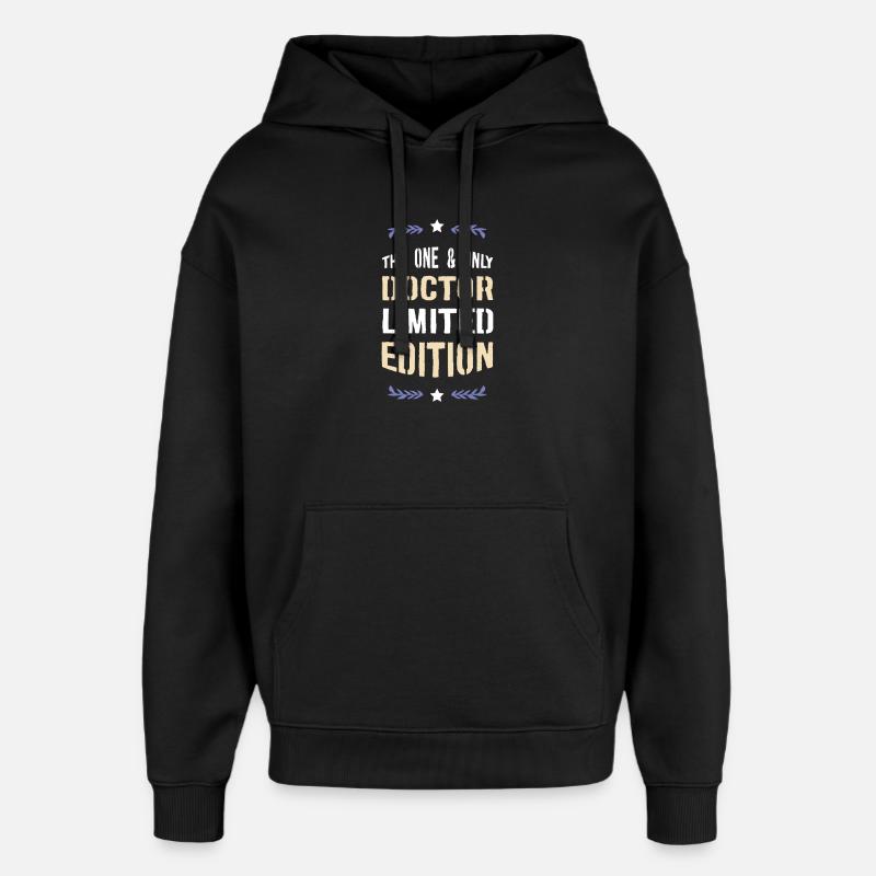 Single Doctor Édition Limitée - Sweat à capuche unisexe Stanley/Stella Oversized - noir