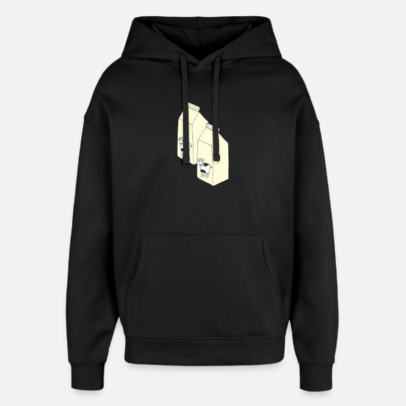 tetrapack milch - Oversized Unisex Hoodie von Stanley/Stella - Schwarz