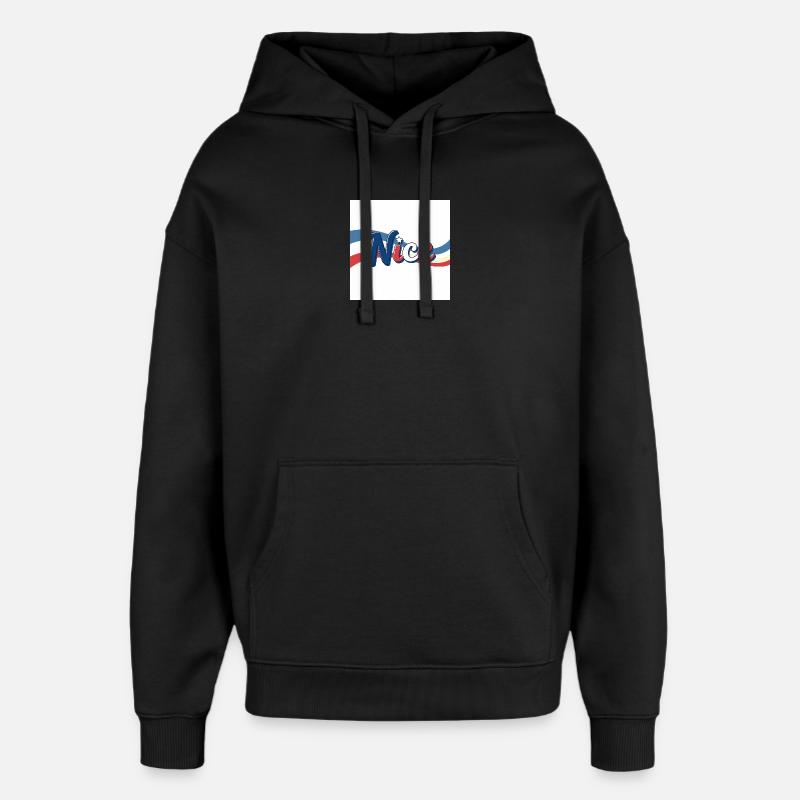 Bien comme bien - Sweat à capuche unisexe Stanley/Stella Oversized - noir