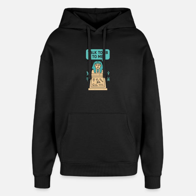 L’archéologie pharaonienne dans l’Égypte ancienne - Sweat à capuche unisexe Stanley/Stella Oversized - noir