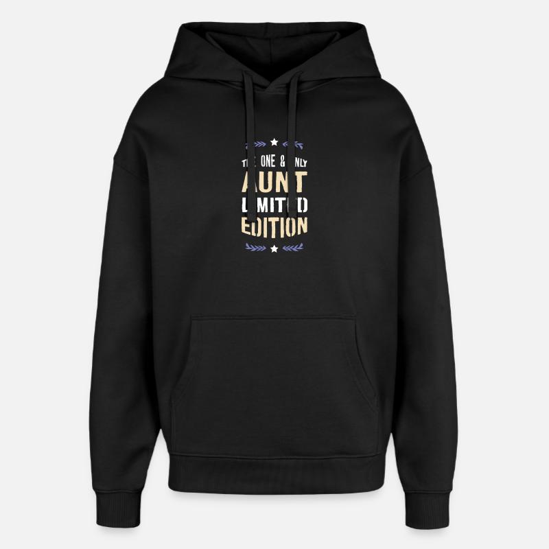 Tante Édition Limitée - Sweat à capuche unisexe Stanley/Stella Oversized - noir