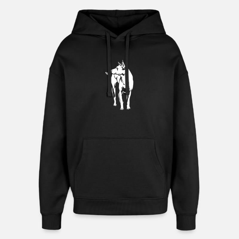 Thai Ridgeback « Black Edition » - Sweat à capuche unisexe Stanley/Stella Oversized - noir