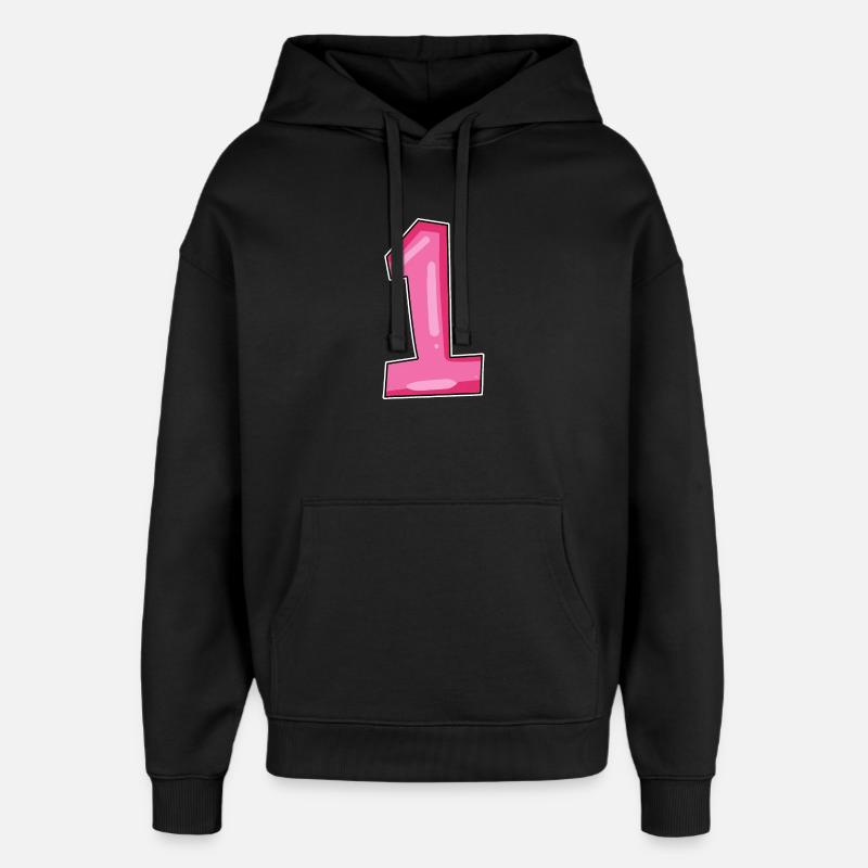 1 - Oversized Unisex Hoodie von Stanley/Stella - Schwarz