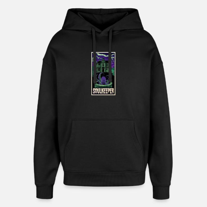 Soulkeeper - Oversized Unisex Hoodie von Stanley/Stella - Schwarz