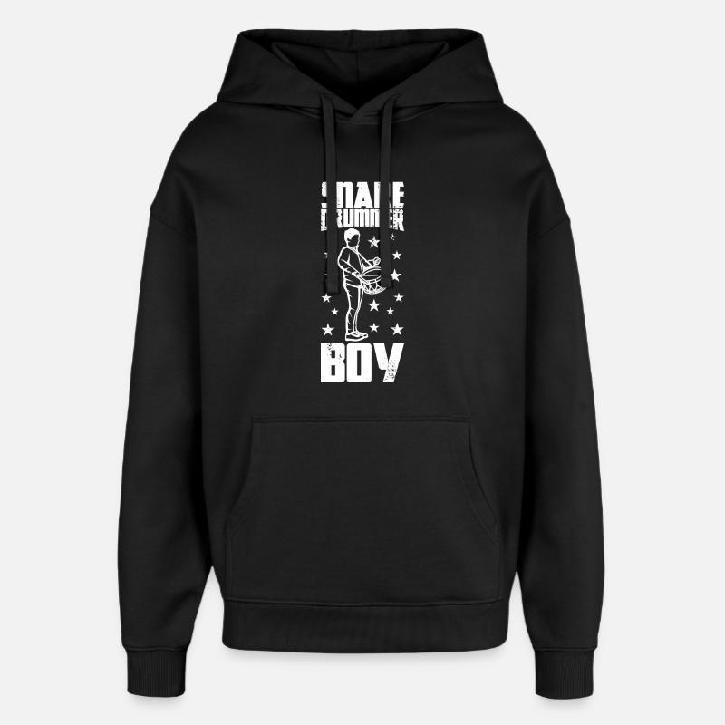 Trommler Junge - Oversized Unisex Hoodie von Stanley/Stella - Schwarz