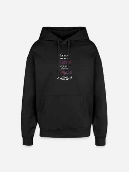 I'm the best Firefighter - Oversized Unisex Hoodie by Stanley/Stella - black
