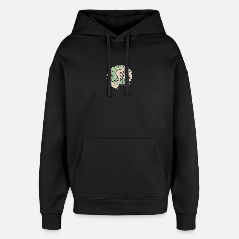 Vous et votre vélo - Sweat à capuche unisexe Stanley/Stella Oversized - noir