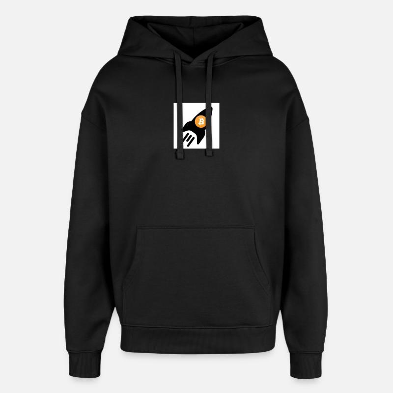 Jens Jensen - Sweat à capuche unisexe Stanley/Stella Oversized - noir