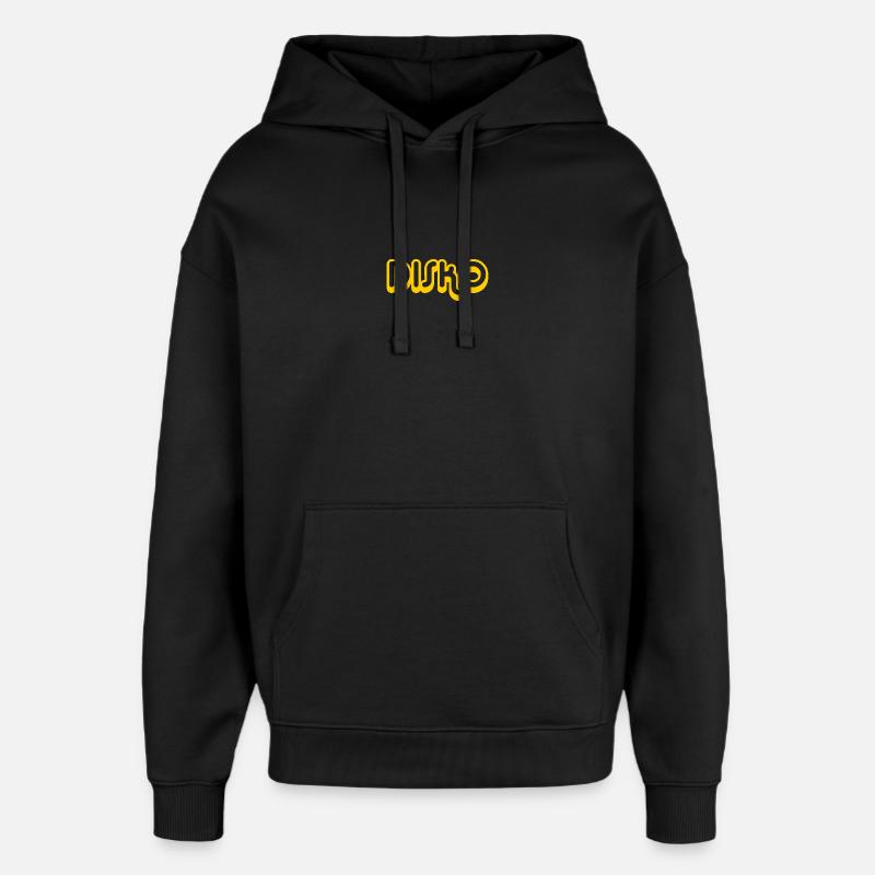 DISKO Nicki - Oversized Unisex Hoodie von Stanley/Stella - Schwarz