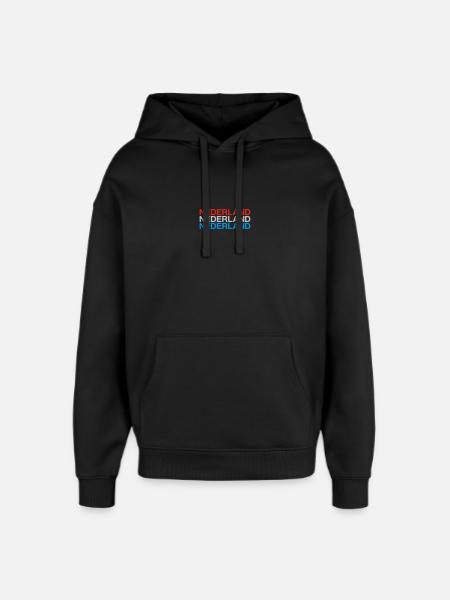 NIEDERLANDE Nederland Netherlands Holland - Oversized Unisex Hoodie von Stanley/Stella - Schwarz