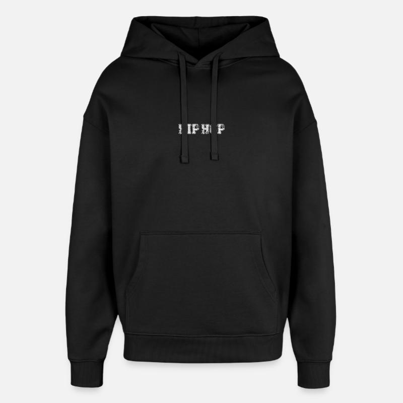 HIP HOP - Sweat à capuche unisexe Stanley/Stella Oversized - noir