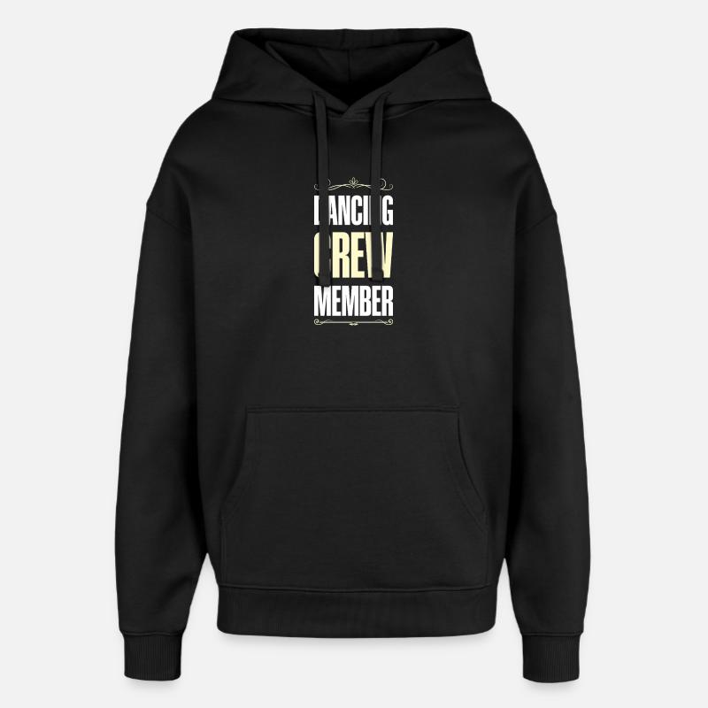 Dancing Crew - Oversized Unisex Hoodie von Stanley/Stella - Schwarz