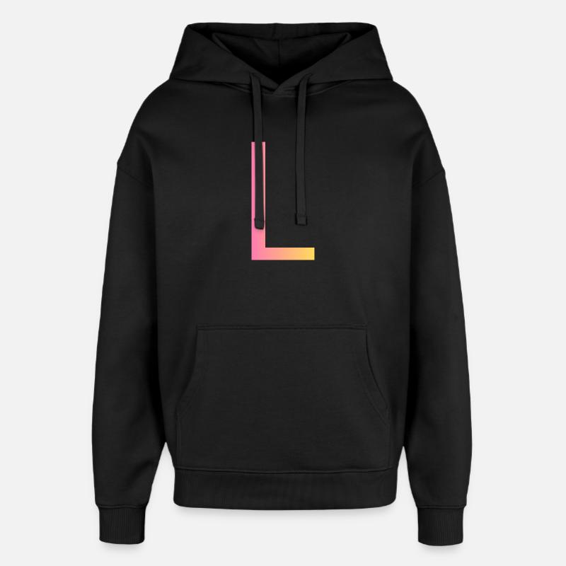 L - Sweat à capuche unisexe Stanley/Stella Oversized - noir