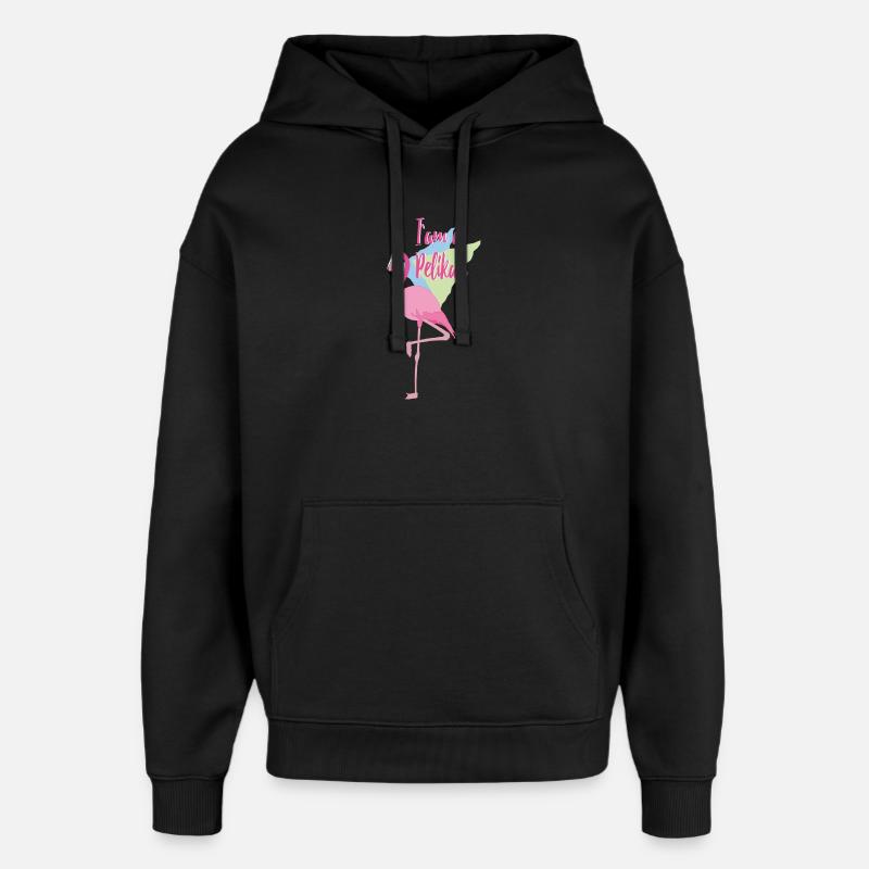 I’m a Pélican - Sweat à capuche unisexe Stanley/Stella Oversized - noir