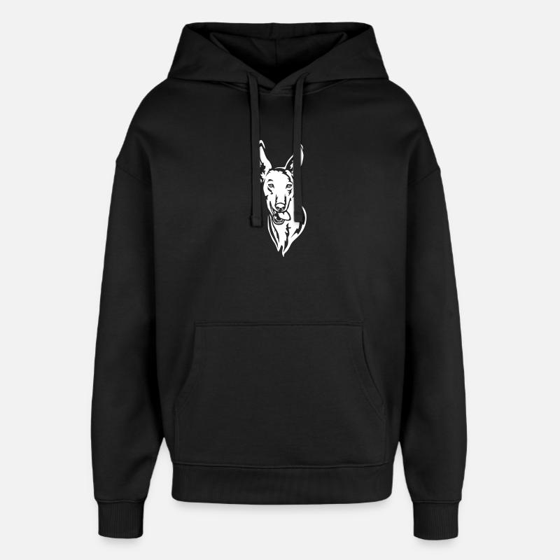Podenco Head « Black Edition » - Sweat à capuche unisexe Stanley/Stella Oversized - noir