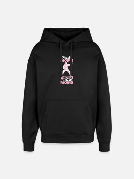 Karate Mother - Oversized Unisex Hoodie by Stanley/Stella - black