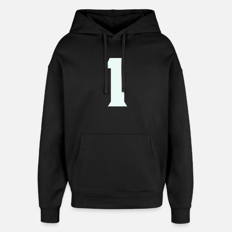 1 - Oversized Unisex Hoodie von Stanley/Stella - Schwarz