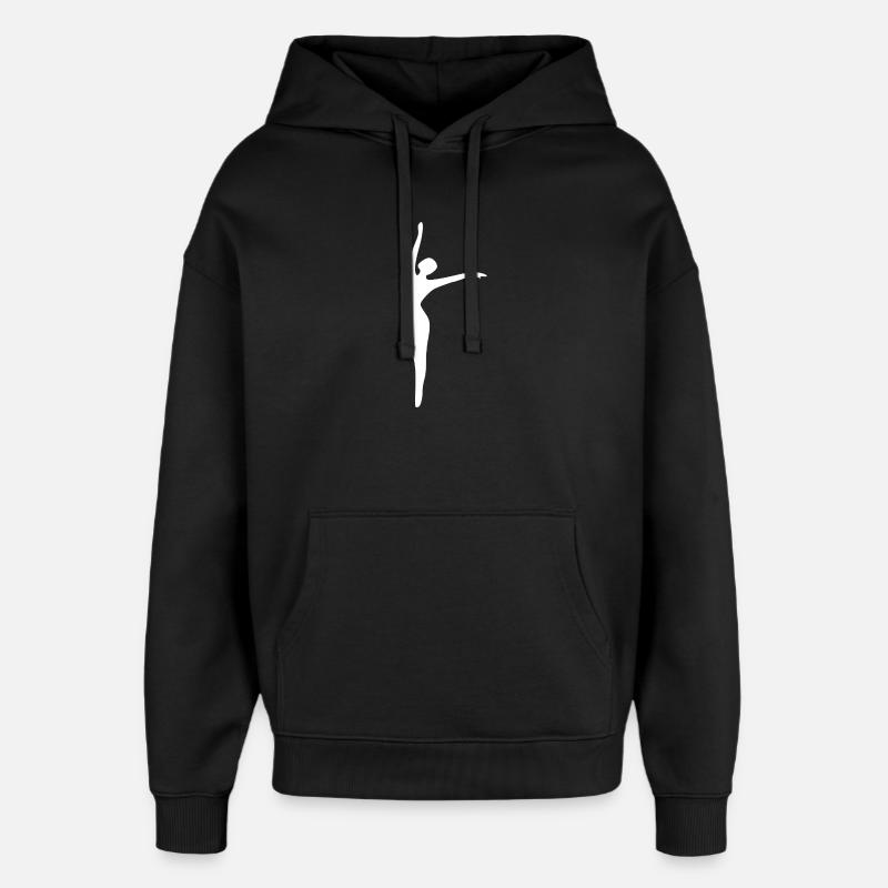 Danse - Sweat à capuche unisexe Stanley/Stella Oversized - noir