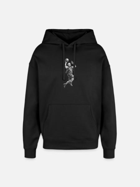 Millard Fillmore Basketball - Oversized Unisex Hoodie by Stanley/Stella - black