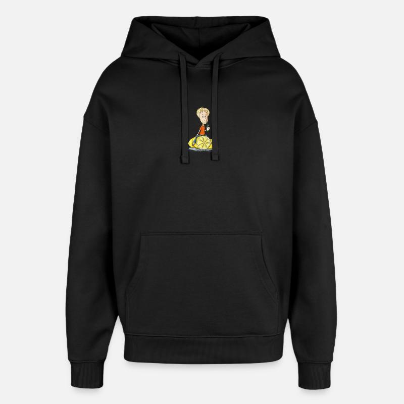 Gibt Dir das Leben Zitronen... - Oversized Unisex Hoodie von Stanley/Stella - Schwarz
