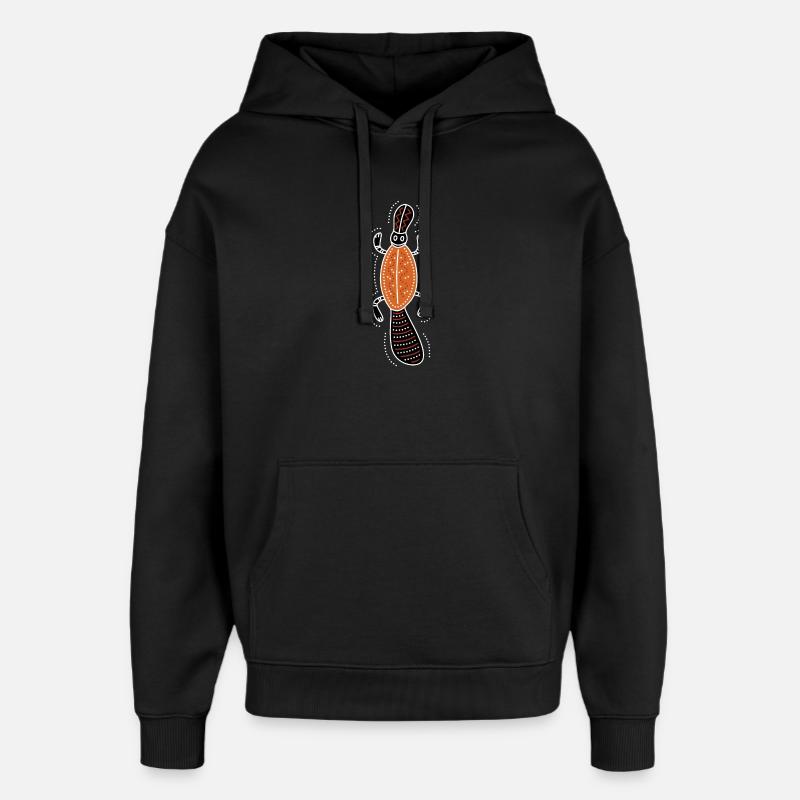 platypus - Oversized Unisex Hoodie von Stanley/Stella - Schwarz