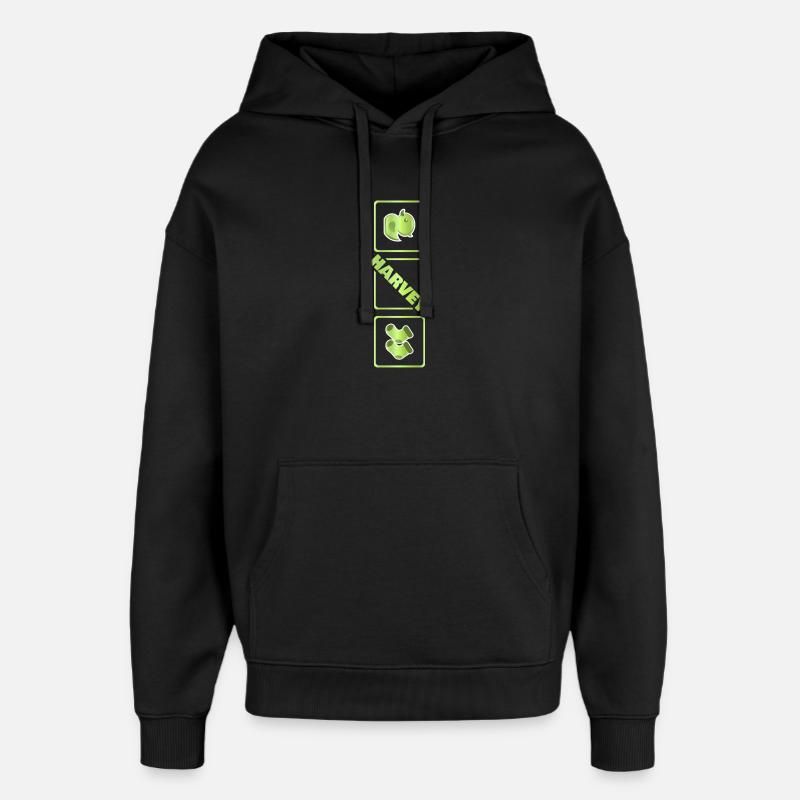 Cadeau pour Harvey - Sweat à capuche unisexe Stanley/Stella Oversized - noir