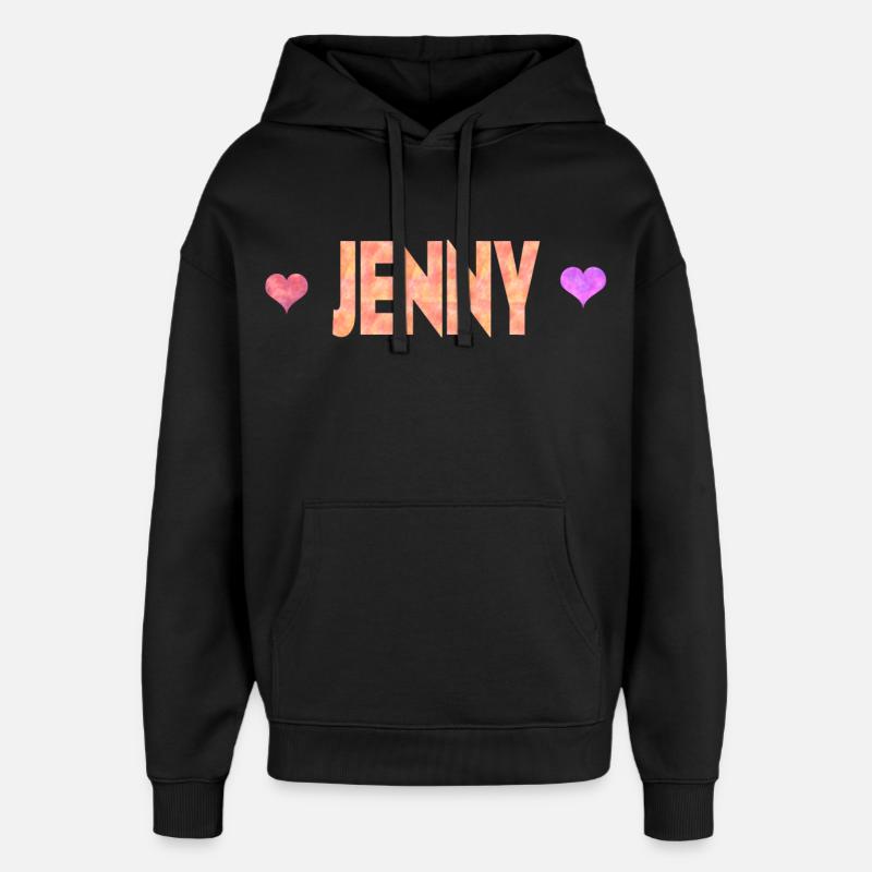 Jenny - Sweat à capuche unisexe Stanley/Stella Oversized - noir