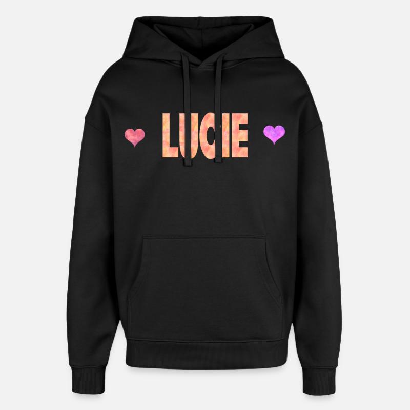 Lucie - Sweat à capuche unisexe Stanley/Stella Oversized - noir