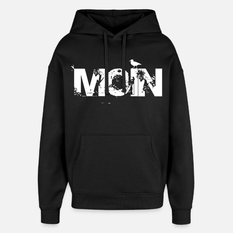 MOIN - Oversized Unisex Hoodie von Stanley/Stella - Schwarz