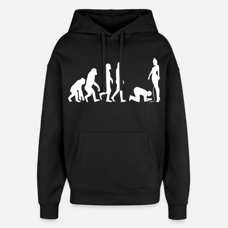 Homme évolution - Sweat à capuche unisexe Stanley/Stella Oversized - noir