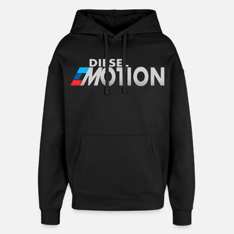 Émotions diesel - Sweat à capuche unisexe Stanley/Stella Oversized - noir