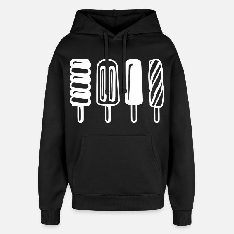 Glace - Sweat à capuche unisexe Stanley/Stella Oversized - noir