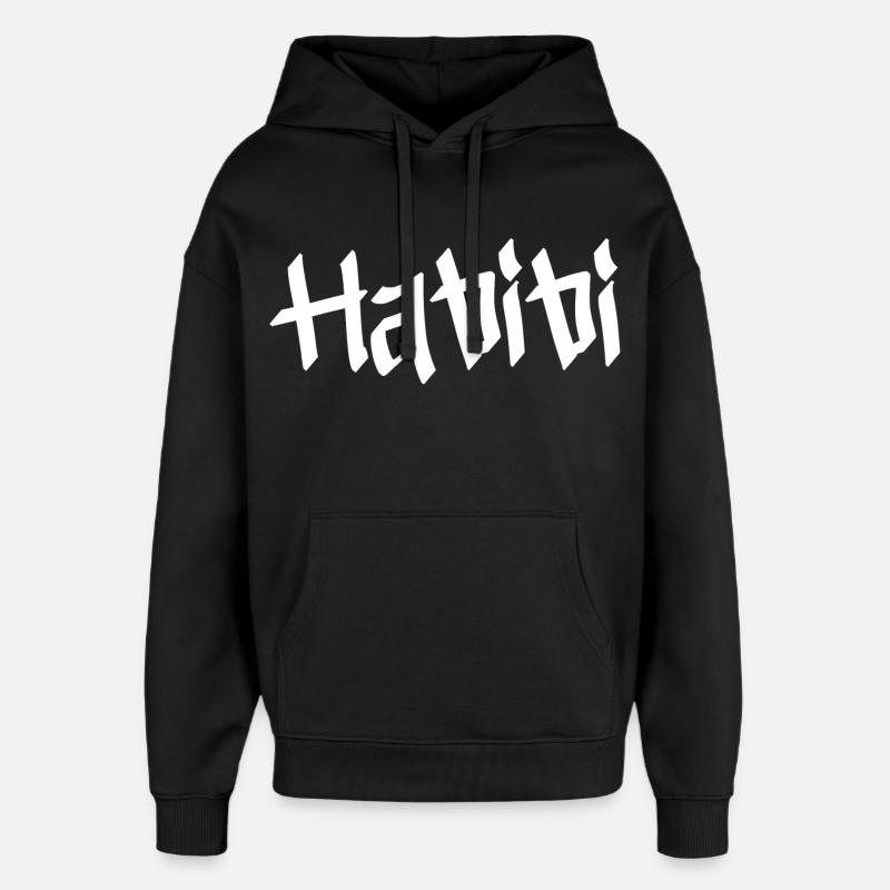 Ha - Sweat à capuche unisexe Stanley/Stella Oversized - noir