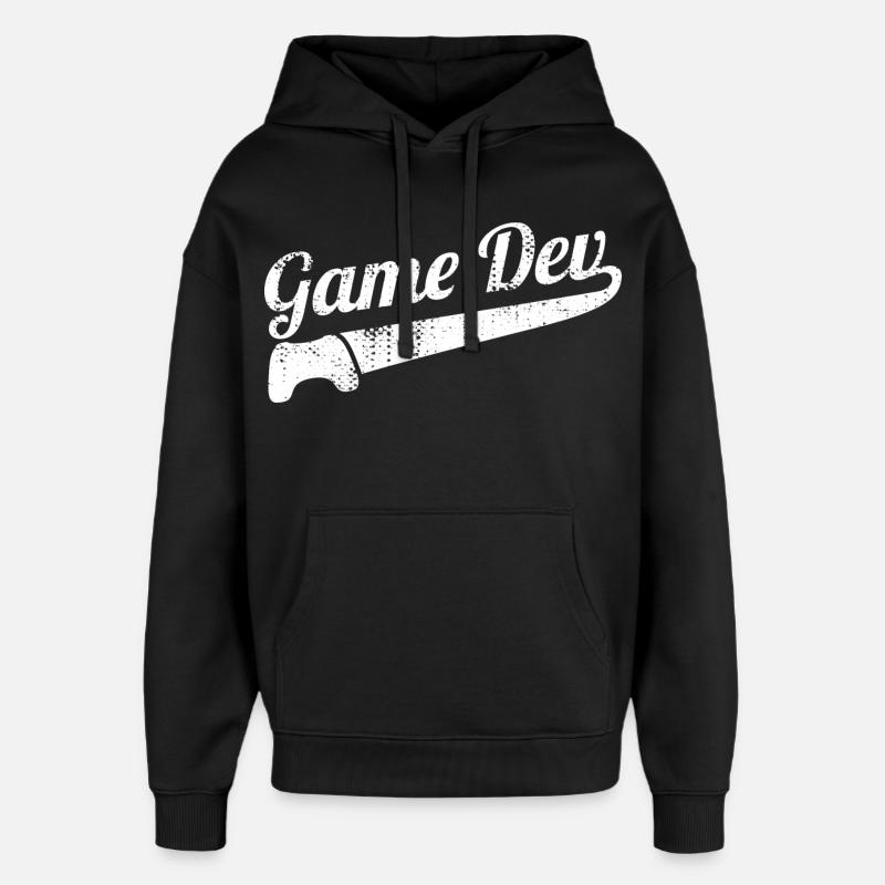 Game Developer - Oversized Unisex Hoodie by Stanley/Stella - black