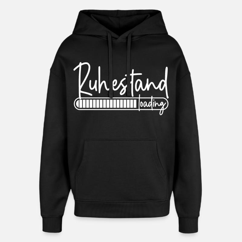 Ruhestand loading - Oversized Unisex Hoodie von Stanley/Stella - Schwarz