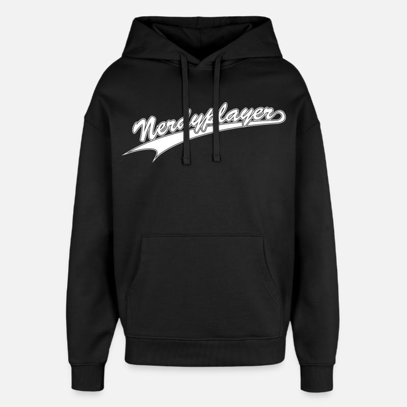 NERDY pour toujours - Nerdyplayer - Sweat à capuche unisexe Stanley/Stella Oversized - noir