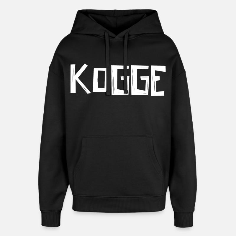 Dent - Sweat à capuche unisexe Stanley/Stella Oversized - noir