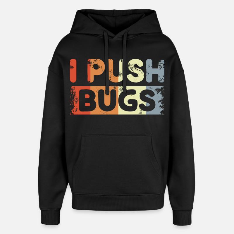 Funny Developer Joke - Oversized Unisex Hoodie by Stanley/Stella - black