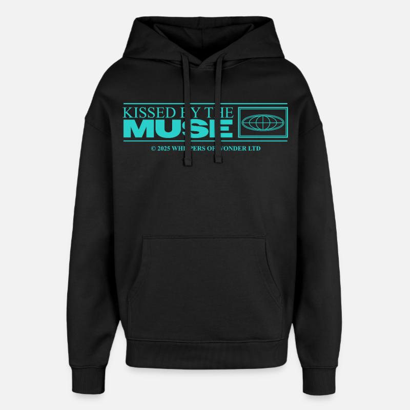 Inspired & Creative – Aesthetic Statement - Oversized Unisex Hoodie by Stanley/Stella - black