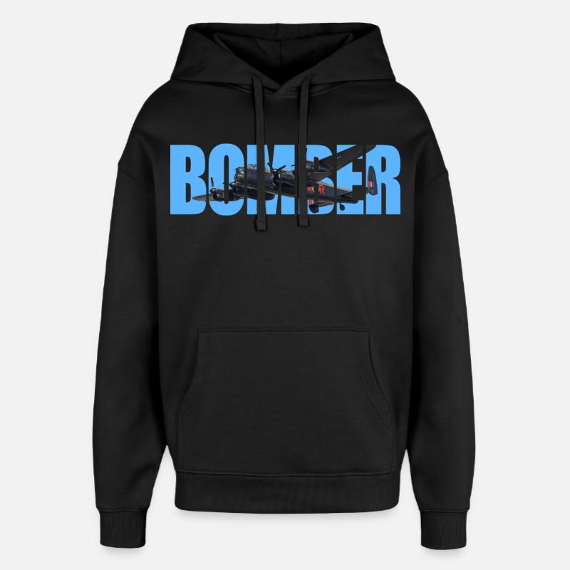 bombardier Avro Lancaster - Sweat à capuche unisexe Stanley/Stella Oversized - noir