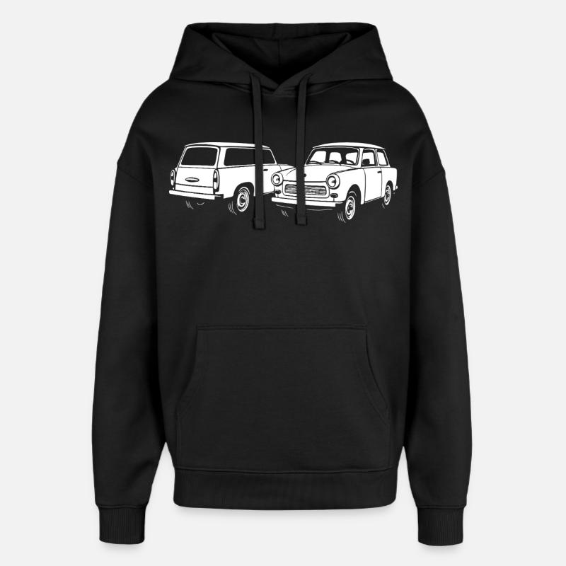Icônes à deux temps - Sweat à capuche unisexe Stanley/Stella Oversized - noir